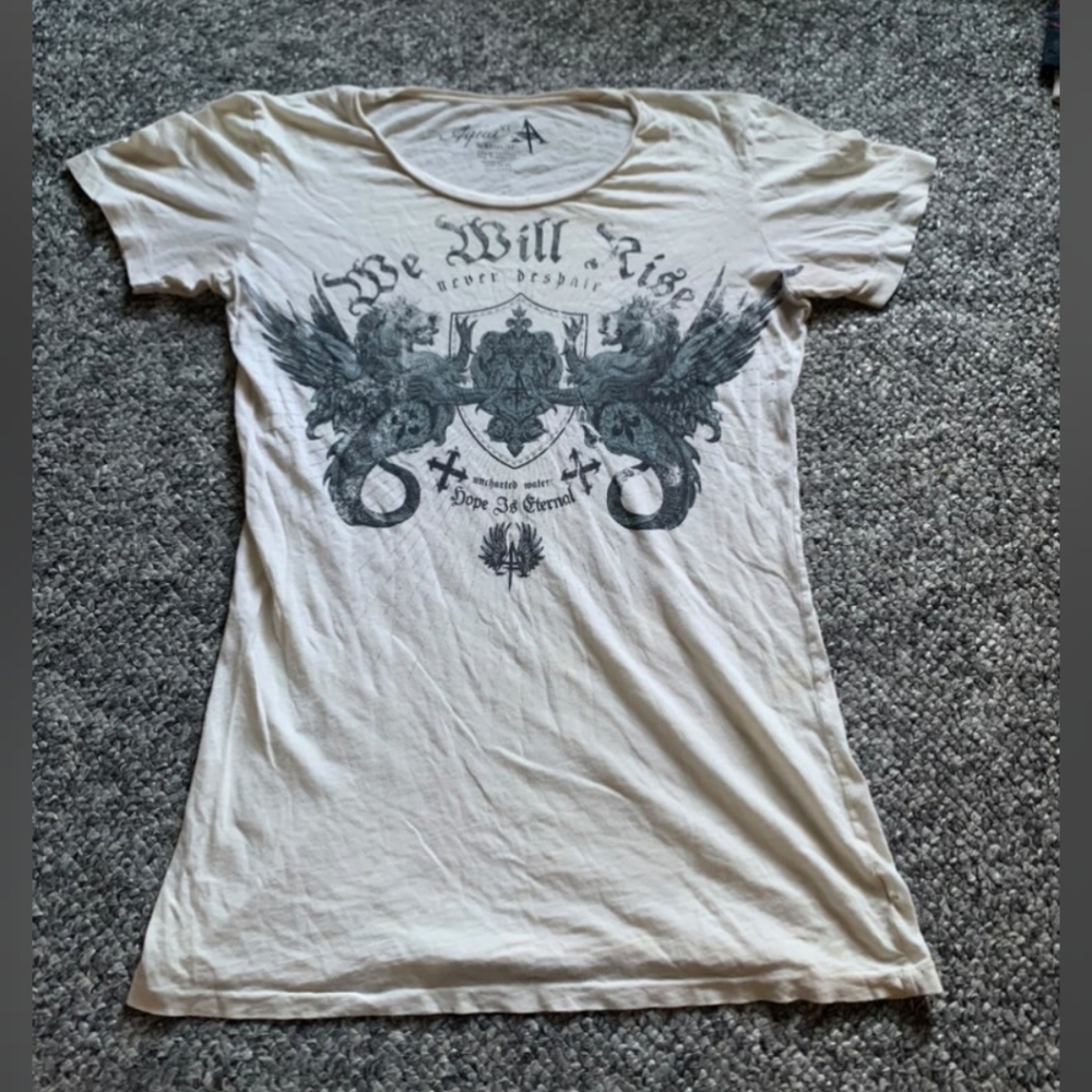 Medium white y2k shirt